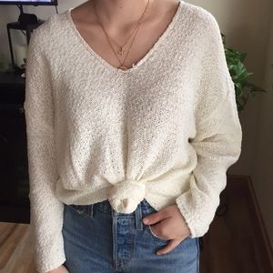 NWT Urban Outfitters Coconut Reversible Sweater